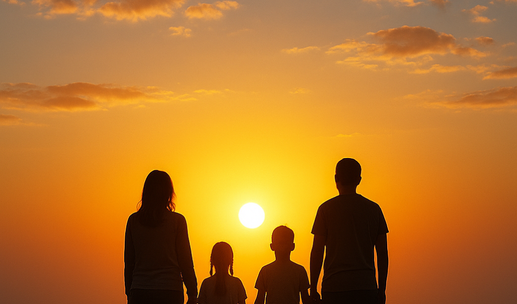 Symbolic sunrise representing survival, resilience, and new beginnings after trauma.