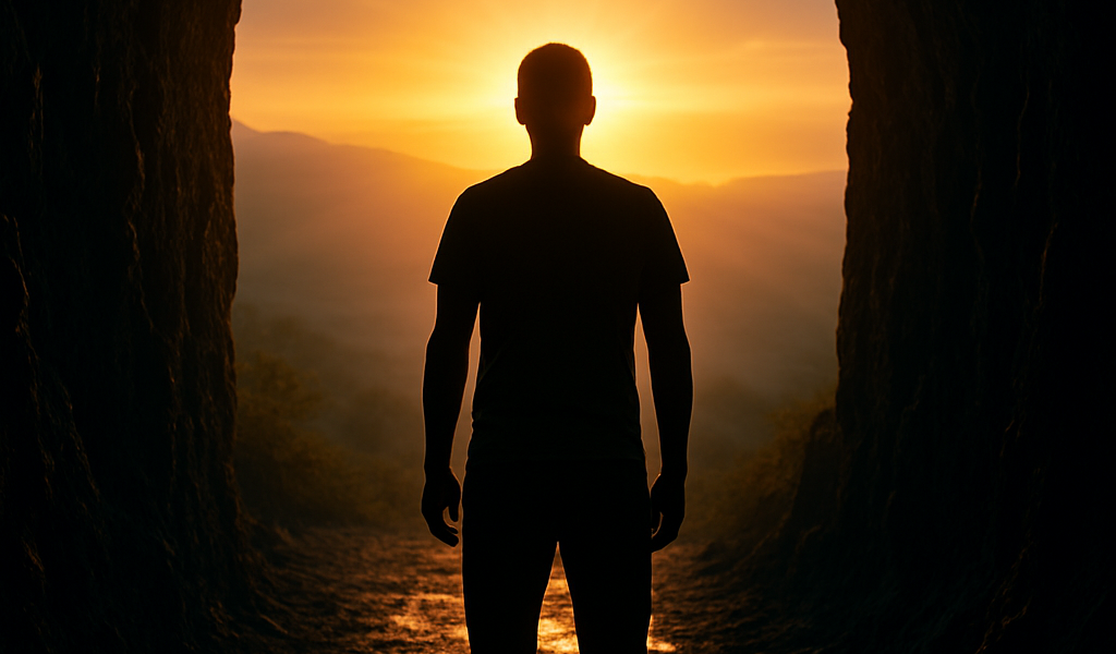 Symbolic sunrise representing hope, resilience, and emotional recovery after captivity and war trauma.